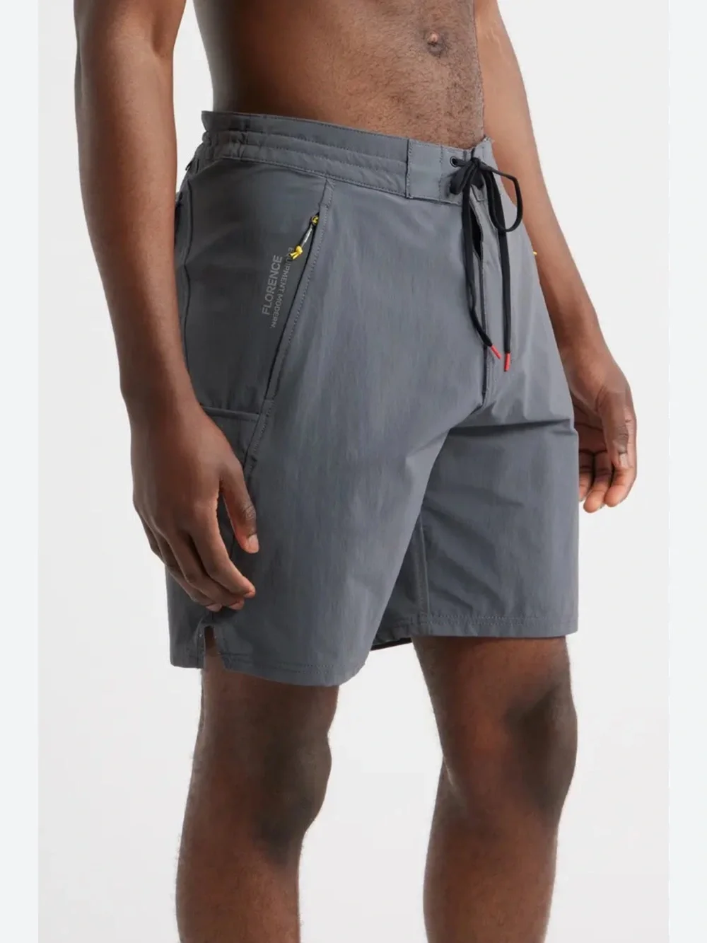 FLORENCE MARINE X F1 BURGEE CORDURA BOARDSHORT Men's Charcoal Swim Board Shorts